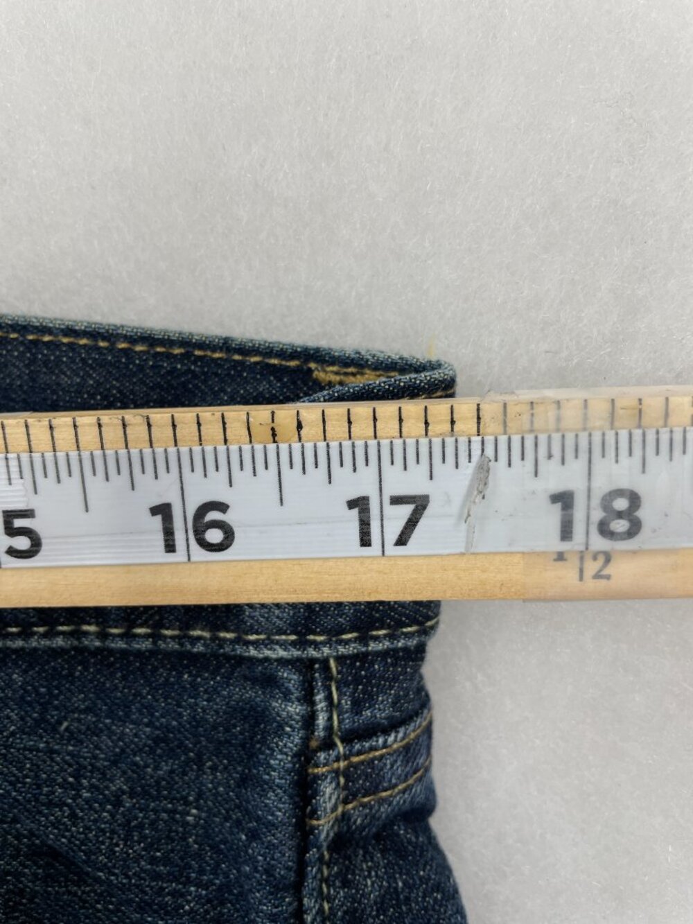 Polo Ralph Lauren 018 Slim Straight Dark Wash Denim Jeans Men's 34x33 - Picture 11 of 16